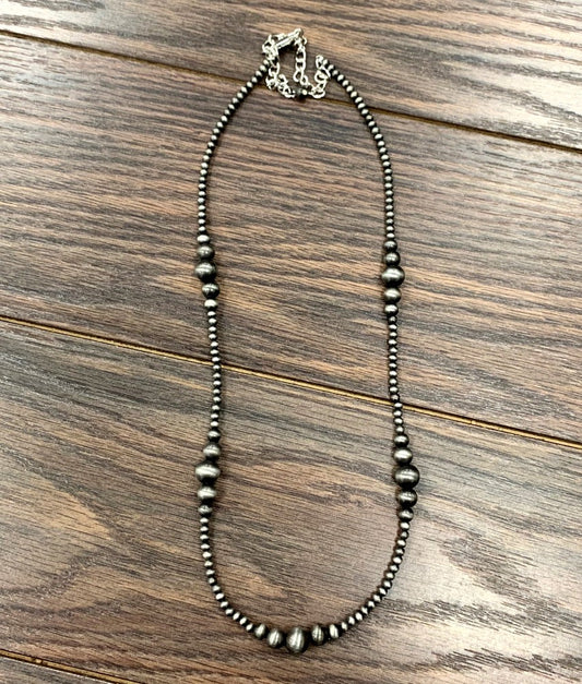Handmade Clustered Navajo Bead Necklace