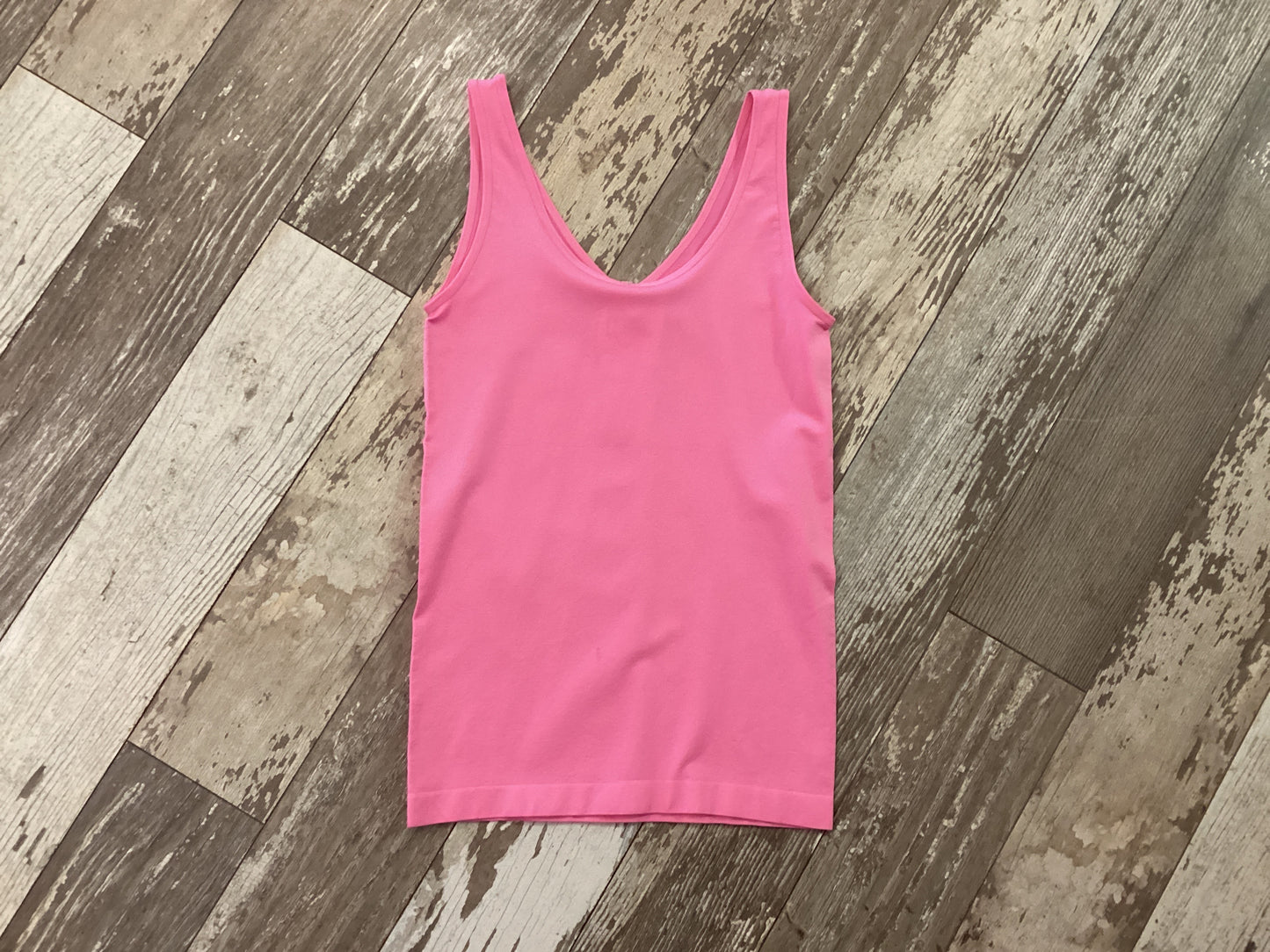 2-Way Seamless Tank Top (Candy Pink)