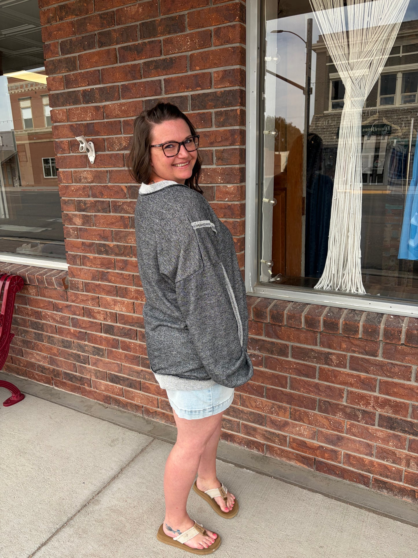 Weekend Vibes Pullover (Plus)