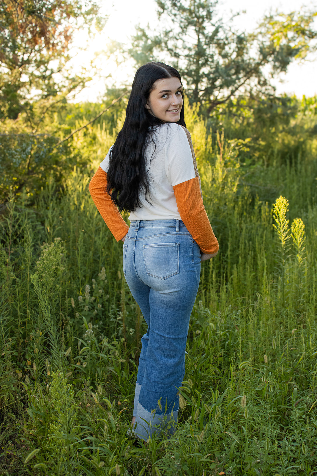 Lucky & Blessed High Rise Trouser Jeans