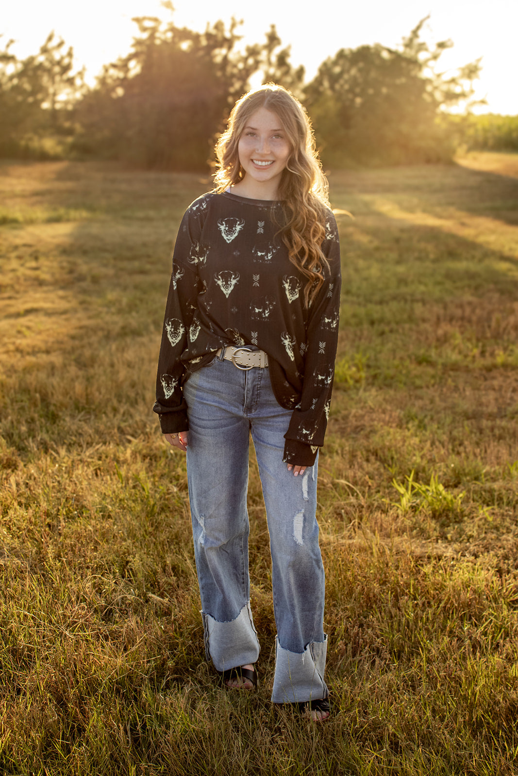 Buffalo Printed Long Sleeve