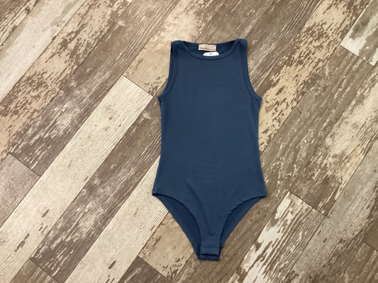 Sleeveless Bodysuit (Dusty Blue)