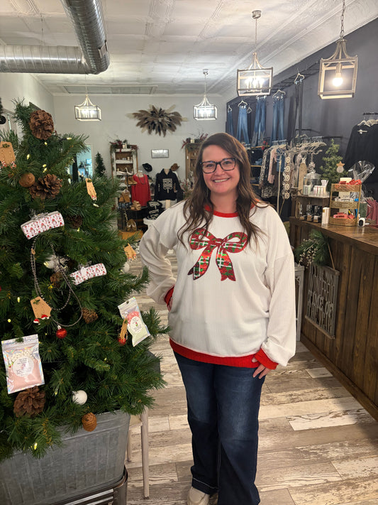 Holiday Bow Top (Plus)