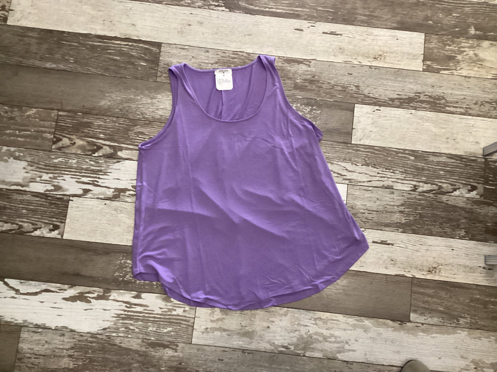 Lavender Tank Top | Curvy Girls