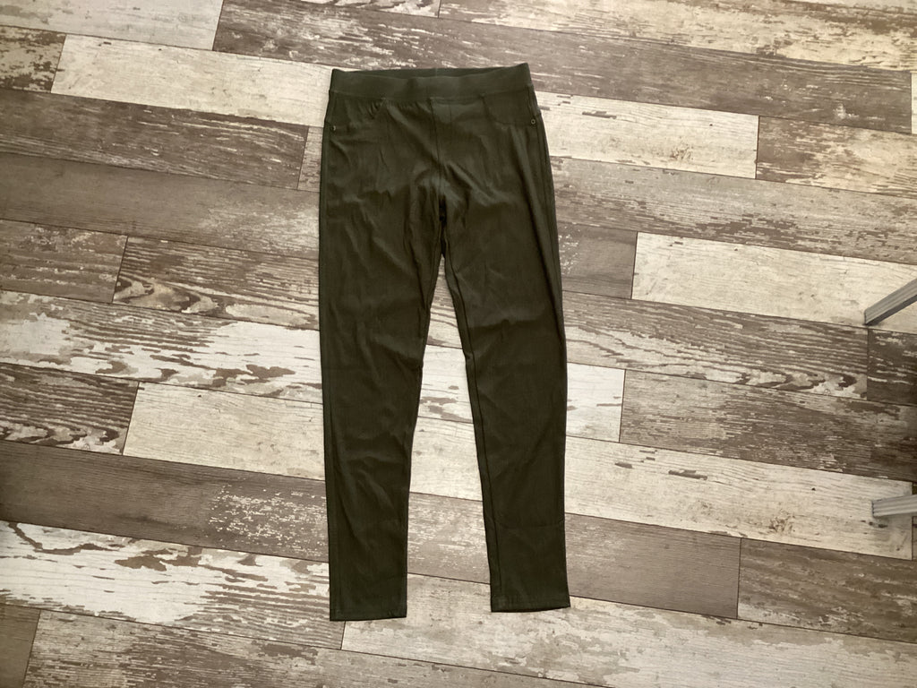 Olive ankle jeggings