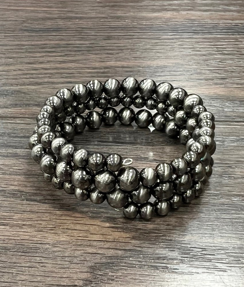 Handmade Polish Navajo Bead Wrap Bracelet