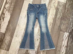 Rhinestone bootcut denim (Girls)