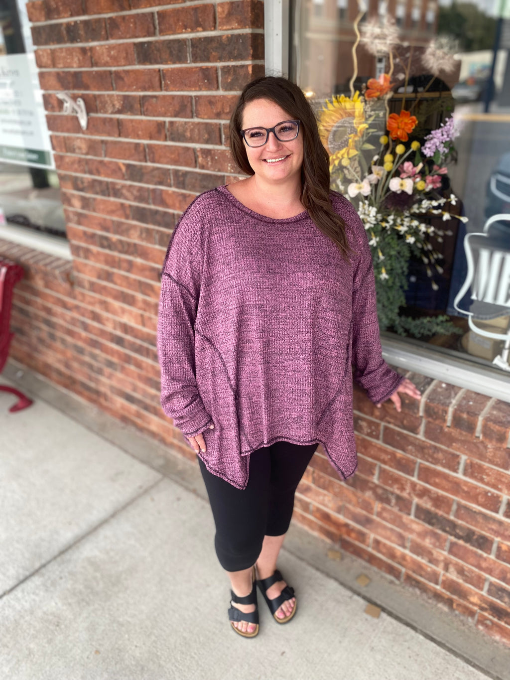 Elli Mauve Long Sleeve