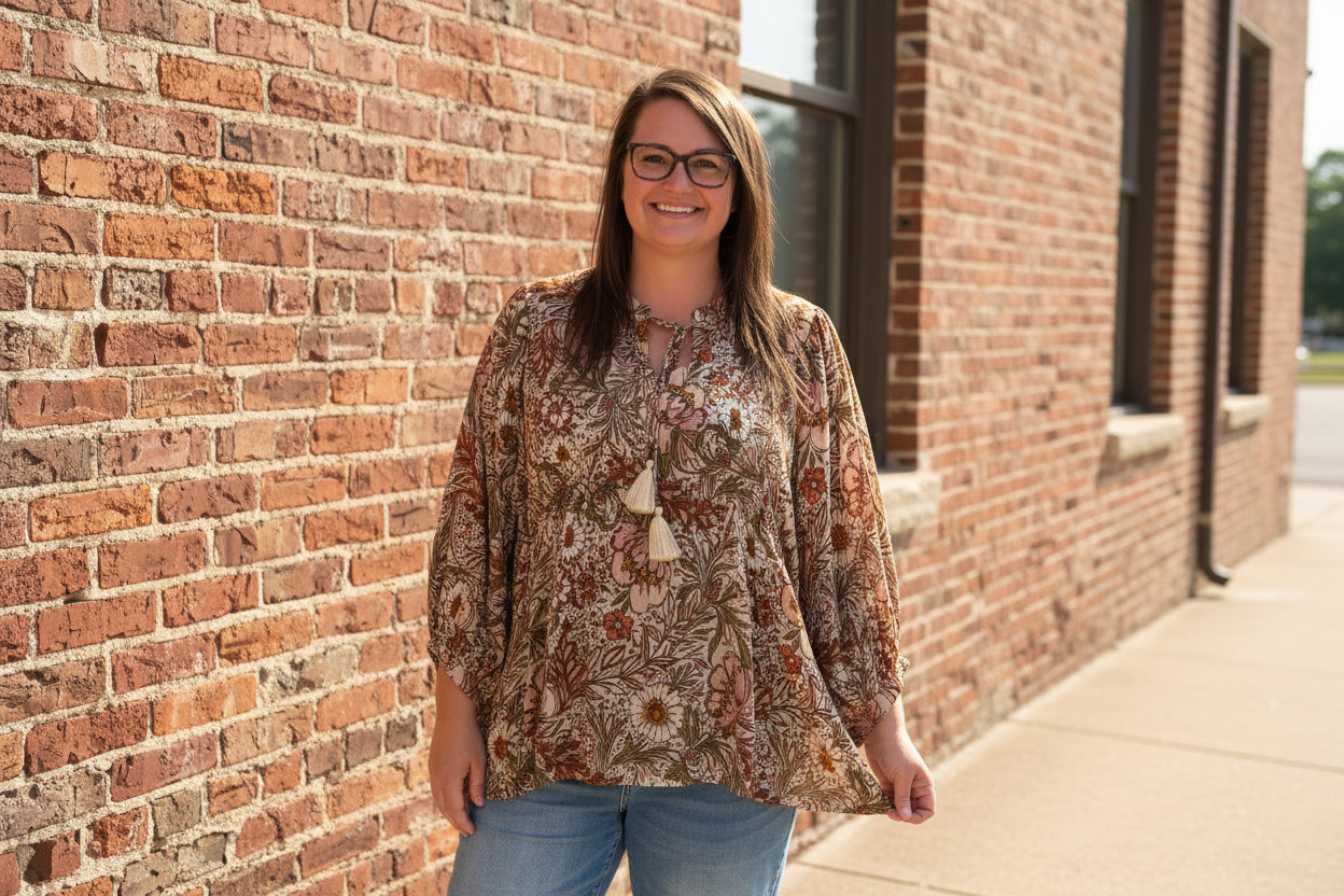 Sweet Springtime Blouse - Plus