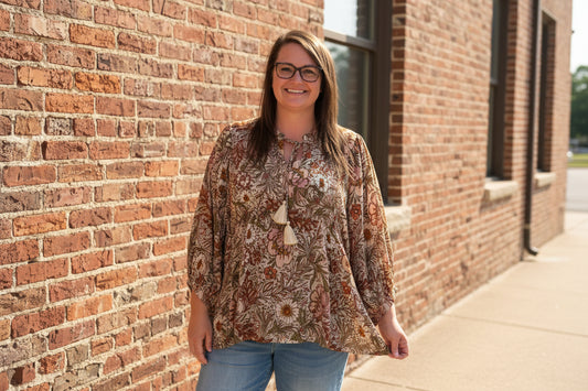 Sweet Springtime Blouse - Plus