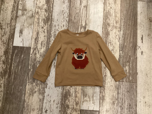 Brown Cow boy top