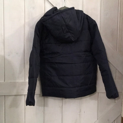 Boys Navy Puffer Jacket w/ hood