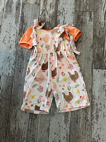 Hen Overall Romper