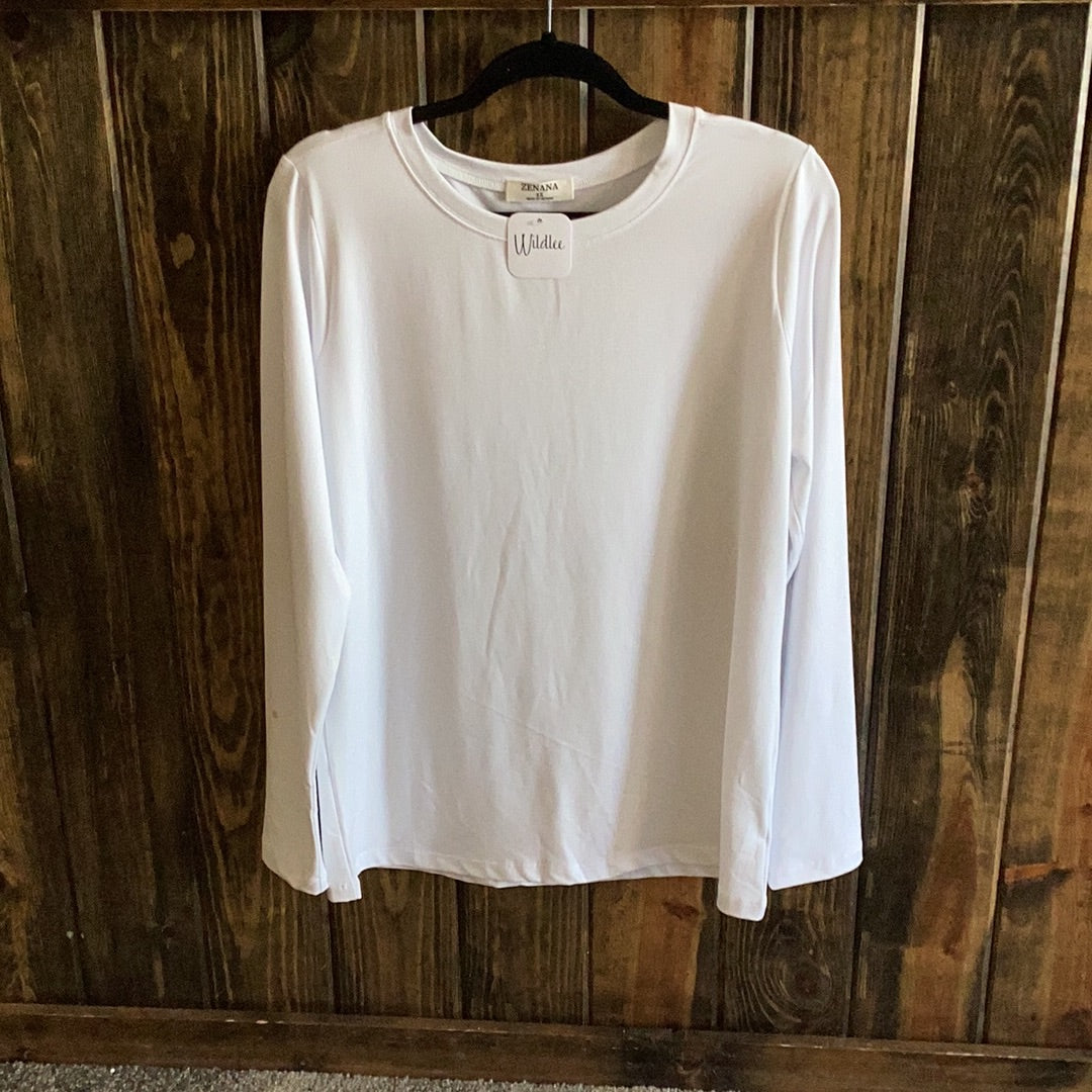 White Plus Long Sleeve