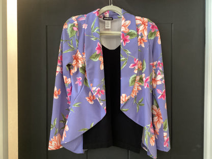 Floral Open Jacket