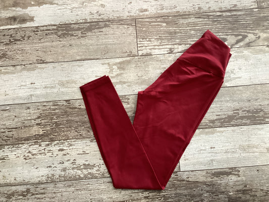 Red Sway Leggings