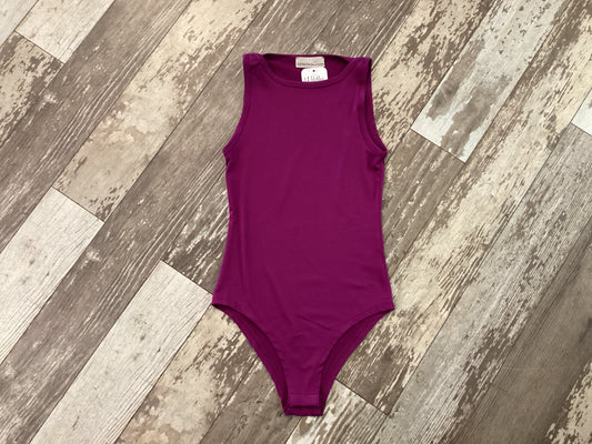 Sleeveless Bodysuit (Plum)
