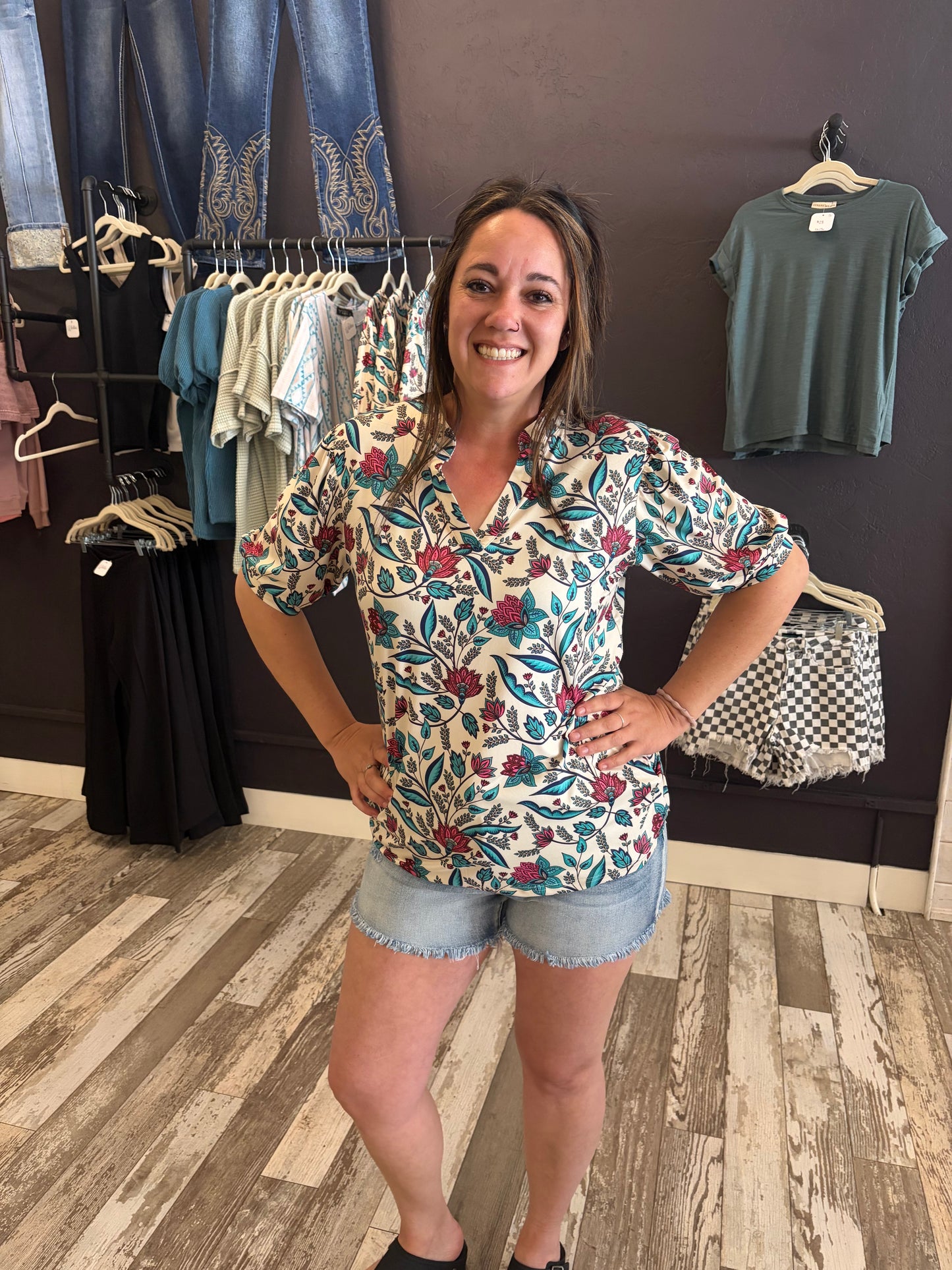 Floral Breeze Top
