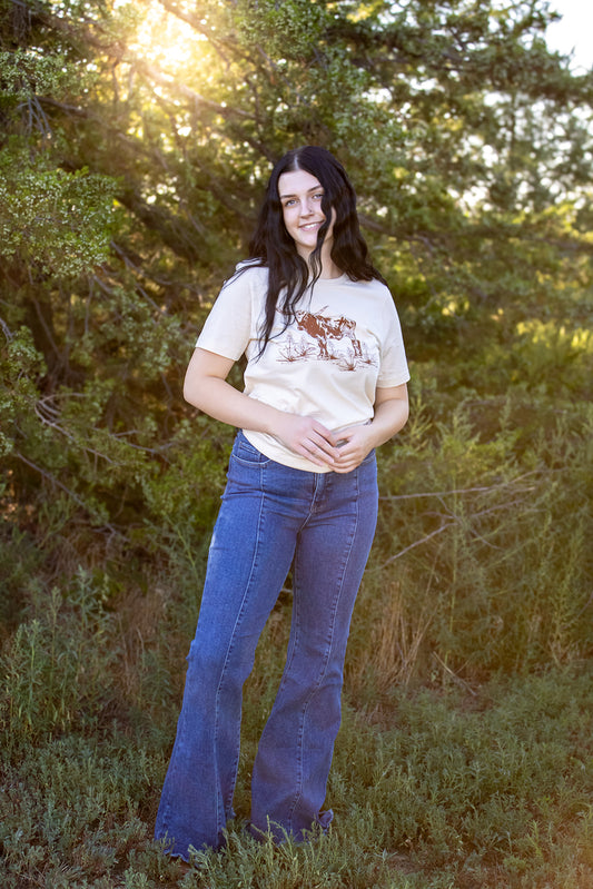 Lucky & Blessed Flare Jeans