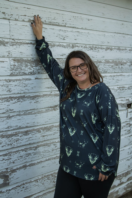 Buffalo Printed Long Sleeve - Plus