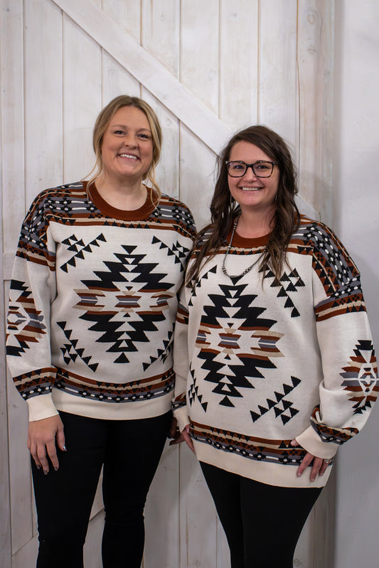 Lean On Me Knit Sweater (Plus)