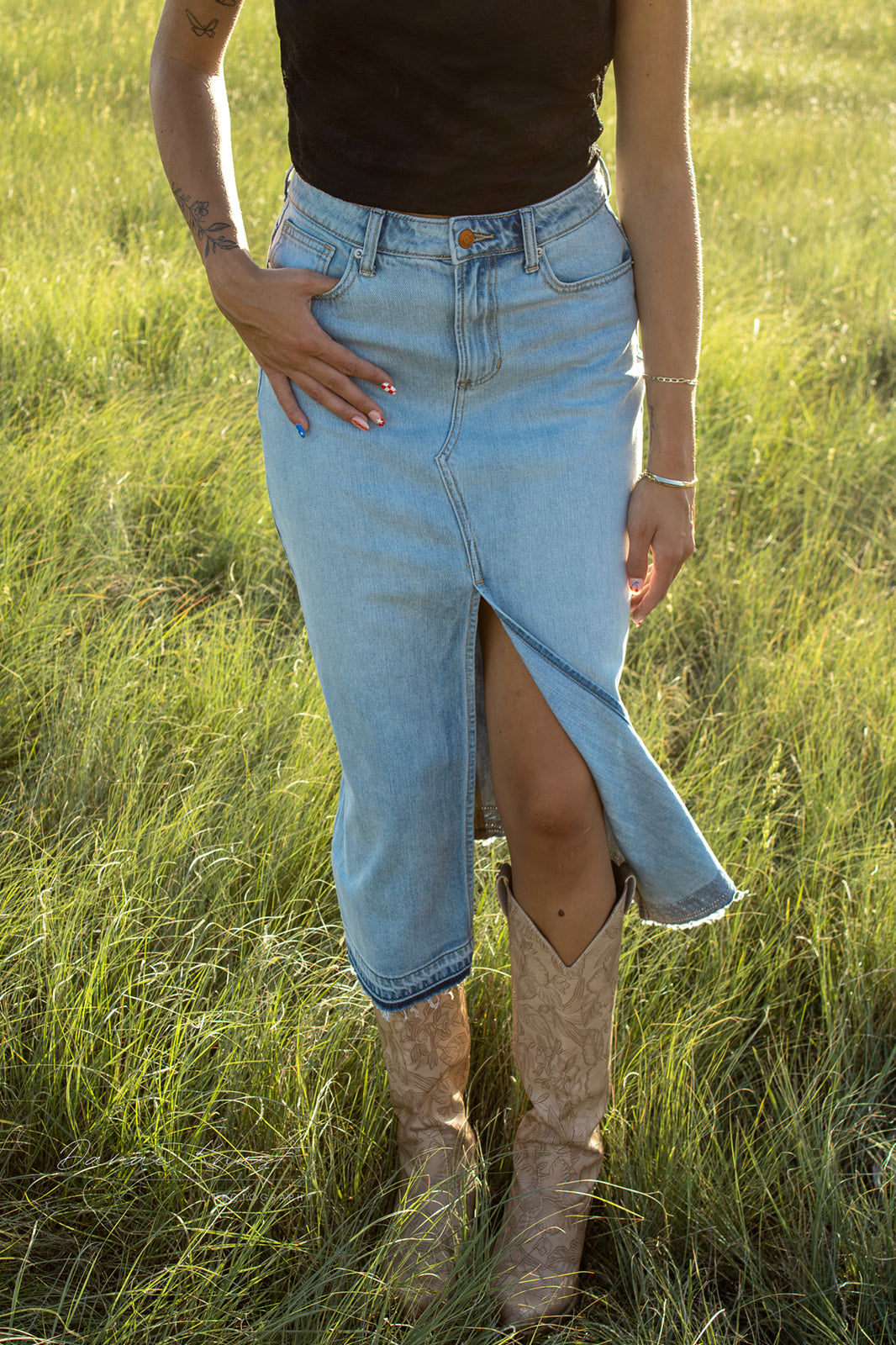 Whiskey Skies Skirt