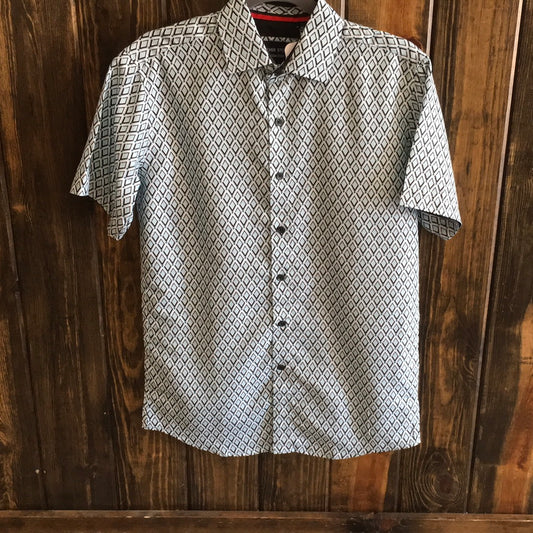 Men's Blue Dimond Short Sleeve