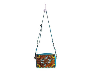 Blooms on the Trail- Hand tooled Bag