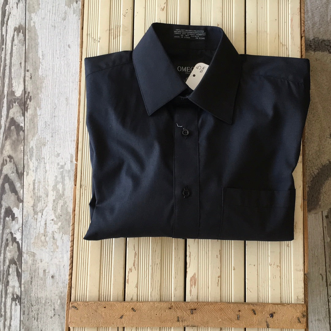 Men’s Black Long Sleeve Button Up