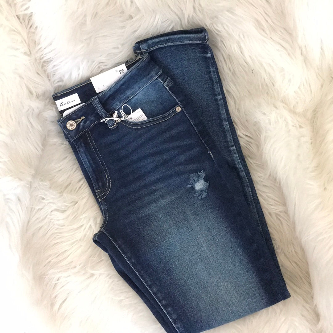 Thea Mid Rise Super Skinny Jeans