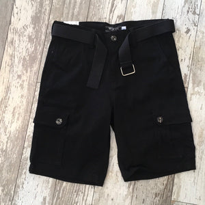 Men’s Black Cargo Shorts