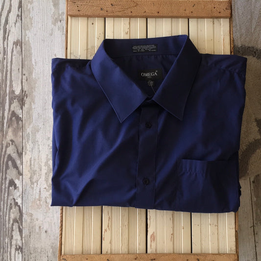 Navy Long Sleeve dress shirt